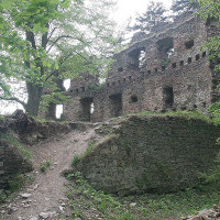 zřícenina hradu Dalečín